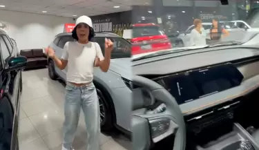Valentino Palacios arranca el 2026 comprando su primer auto de lujo.