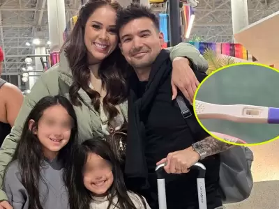 Karen Schwarz sorprendi� al compartir una prueba de embarazo positiva