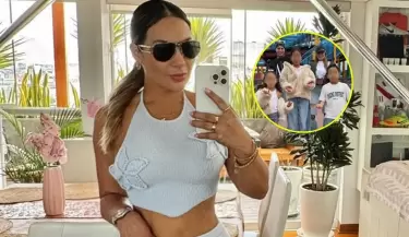 Pamela L�pez responde con dureza a seguidora que afirm� que sus hijos usan redes sociales.