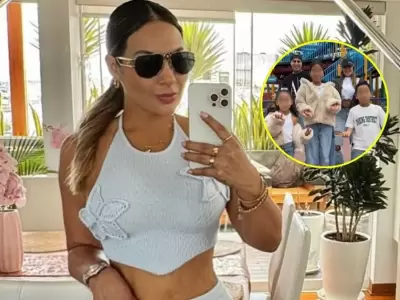 Pamela L�pez responde con dureza a seguidora que afirm� que sus hijos usan redes sociales.