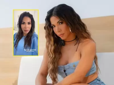 Karen Dejo aparece desde una cl�nica y sorprende al revelar que fue operada.