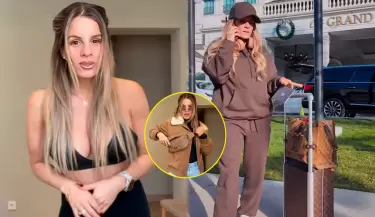 Alejandra Baigorria sufre percance en Espa�a y termina usando la ropa de Said Palao.