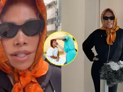 Magaly Medina reaparece tras cirug�a est�tica y muestra el cambio en su rostro.