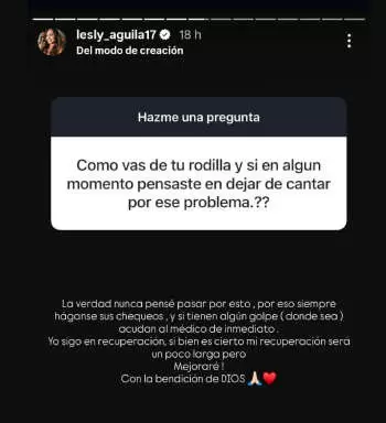 Respuesta de Lesly �guila