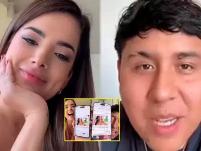 Suheyn Cipriani y Macarius enfrentan ampay en vivo tras beso captado.