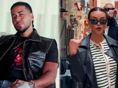 Romeo Santos sorprende al compartir video de Angie Arizaga y ella lo celebra.