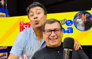 (VIDEO) Miguel Moreno y el 'Gato' Baz�n protagonizan inesperado beso EN VIVO en radio Karibe�a