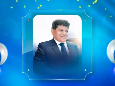 Cumplea�os de don Higinio Capu�ay, fundado de Corporaci�n Universal.