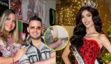 Luciana Martin se retira de certamen de belleza tras accidente con juegos artificiales.