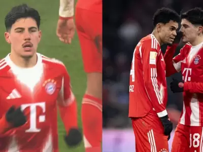 Felipe Ch�vez hizo su debut oficial con Bayern Munich en la Bundesliga.