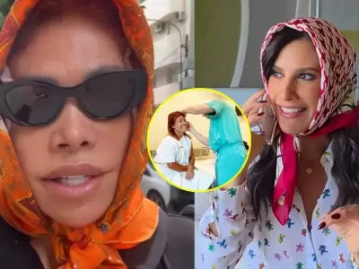 Mar�a P�a Copello ironiza sobre el estilo de Magaly Medina tras cirug�a est�tica.