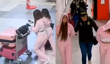 Detienen a dos influencers en el aeropuerto Jorge Ch�vez con sustancias il�citas.