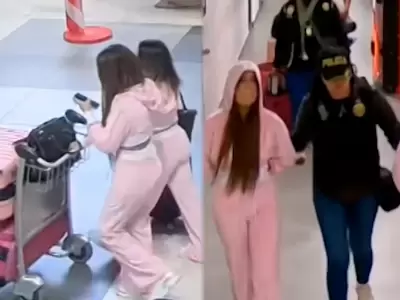 Detienen a dos influencers en el aeropuerto Jorge Ch�vez con sustancias il�citas.