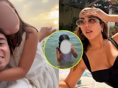 Rodrigo Cuba disfruta tiempo familiar con su hija M�a despu�s de conflicto medi�tico con Melissa Paredes.