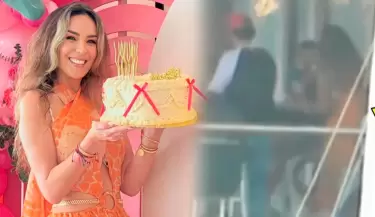 Silvia Cornejo celebra su cumplea�os con Jean Paul Gabuteau