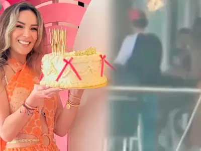 Silvia Cornejo celebra su cumplea�os con Jean Paul Gabuteau