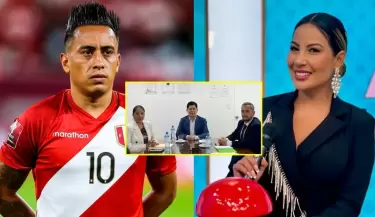 Christian Cueva y Pamela L�pez dan primer paso hacia el divorcio tras reuni�n de abogados.