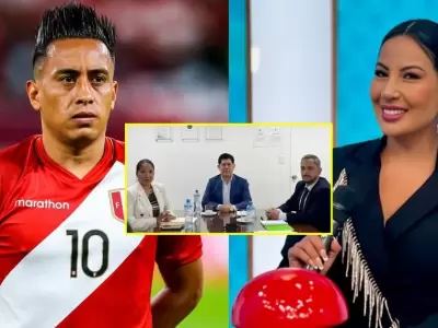 Christian Cueva y Pamela L�pez dan primer paso hacia el divorcio tras reuni�n de abogados.