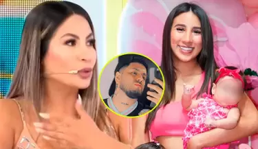 Pamela L�pez se solidariza con Samahara Lobat�n tras agresi�n de Bryan Torres