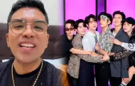 Christian Yaip�n del Grupo 5 emocionado por la llegada de BTS al Per� en su gira mundial: "Los esperamos"