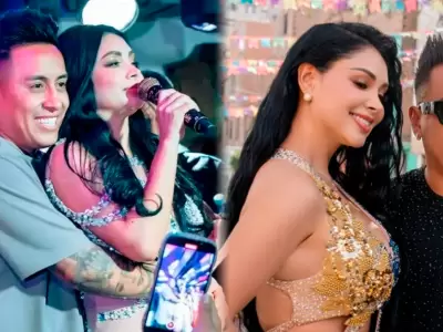 Soralla de los �ngeles predice que Pamela Franco y Christian Cueva tendr�an un hijo var�n.