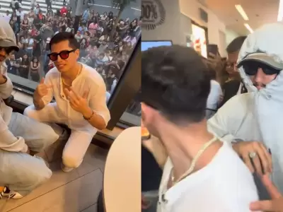 Redes enloquecen por supuesto avistamiento de Bad Bunny en Lima.