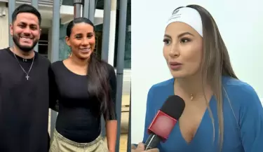 Pamela L�pez conmueve al revelar que fue v�ctima de violencia y respalda a Samahara Lobat�n.