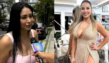 Pamela Franco marca distancia de Pamela L�pez tras cr�ticas a sus conciertos.