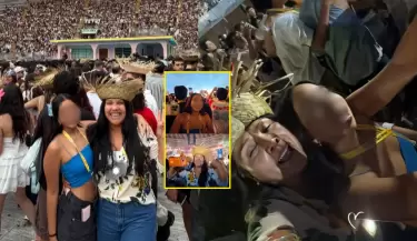 Tula Rodr�guez y su hija protagonizan tierno momento en concierto de Bad Bunny.