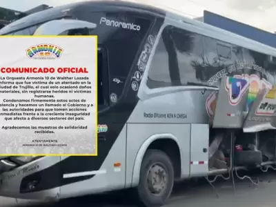 Walther Lozada y Armon�a 10 condenan atentado en Trujillo.