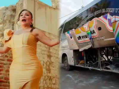 Marisol se solidariza con Armon�a 10 de Walther Lozada tras ataque a su bus en Trujillo.