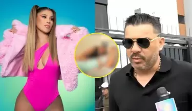 Yahaira Plasencia genera rumores al lucirse con misteriosa pancita junto a Luis Fernando Rodr�guez.