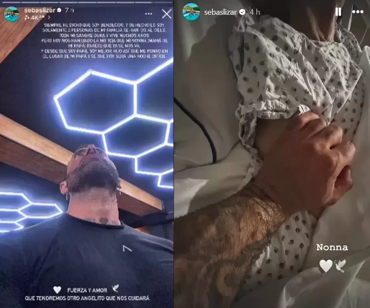 Sebasti�n Lizarzaburu lamenta el fallecimiento de su abuela. (Instagram)