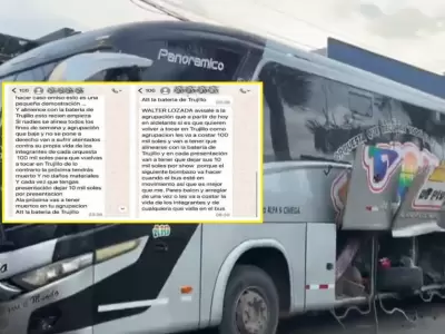 Armon�a 10 vuelve a ser blanco de extorsi�n: piden S/100 mil tras atentado con explosivos.