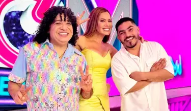 Laura Huarcayo, Erick Elera y La Carlota en 'MQM'