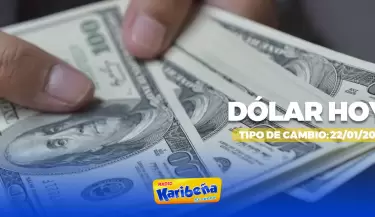 Precio del d�lar hoy, 22 de enero.