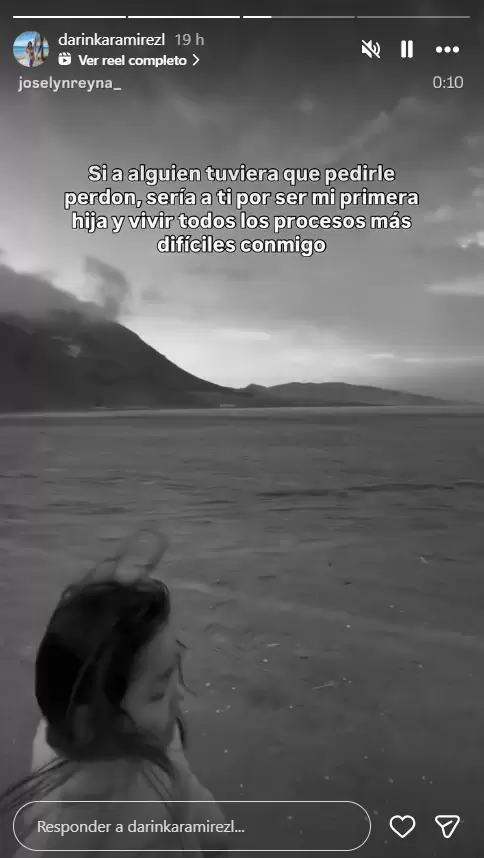 Darinka Ramírez pide perdón a su hija con Jefferson Farfán tras segundo embarazo. (Foto: Captura)