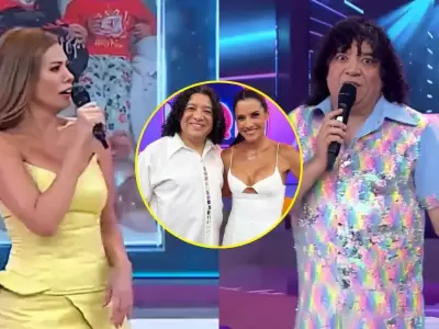 Laura Huarcayo reacciona tras ser confundida con Mar�a P�a Copello en vivo.