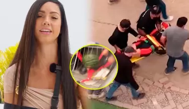 Paloma Fiuza sufri� un grave accidente en reality