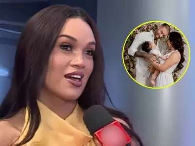 Angie Arizaga habla de tener otro hijo tras comprometerse.