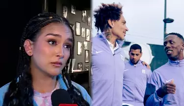Daniela Darcourt rechaza agresi�n a Luis Adv�ncula y Paolo Guerrero.