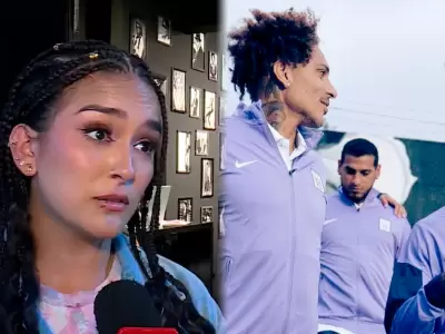 Daniela Darcourt rechaza agresi�n a Luis Adv�ncula y Paolo Guerrero.