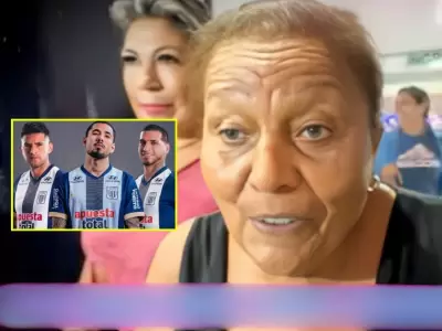 'Do�a Peta' rompe el silencio sobre acusaciones a futbolistas de Alianza Lima.