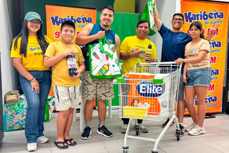 Karibe�a estuvo presente en la apertura de Tottus Izaguirre.