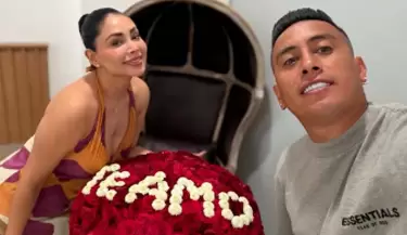 Christian Cueva sorprende a Pamela Franco con rom�ntico gesto
