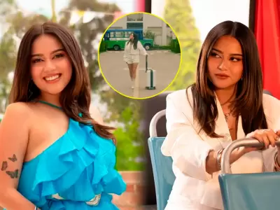 Amy Guti�rrez sorprende al grabar su nuevo videoclip en Las Nuevas Lomas.