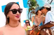 �Se casan? Xiomy Kanashiro aclara si Jefferson Farf�n le pidi� matrimonio en Punta Cana: "Ay..."