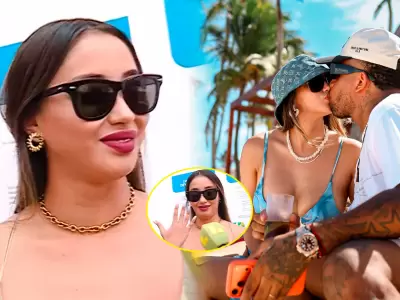 Xiomy Kanashiro responde sobre su supuesto compromiso con Jefferson Farf�n.