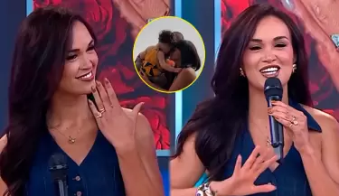Angie Arizaga luce su anillo de compromiso y se sincera como mam� primeriza.