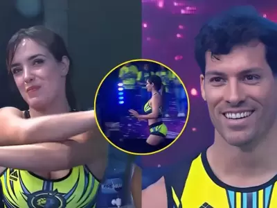 Ros�ngela Espinoza rechaza reto de besito con Patricio Parodi en 'EEG'.